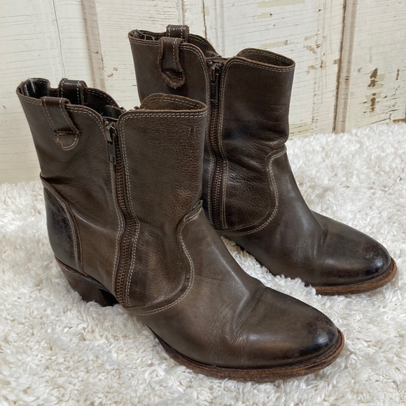 Freebird by Steven Shoes - 💙 Freebird Austin by Steven Double Zip Leather Ankle Boot